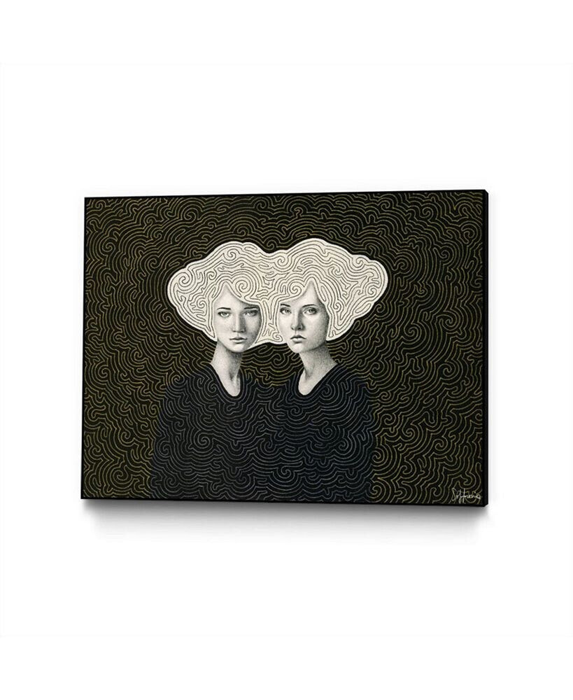 Sofia Bonati Orla and Olinda Art Block Framed Canvas 32
