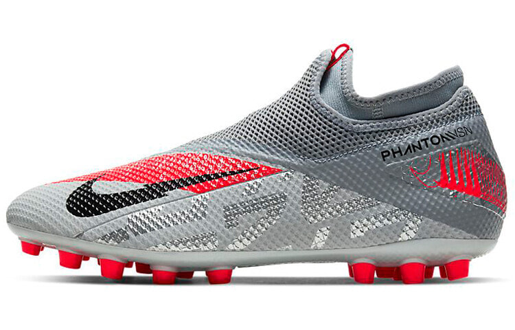 Nike Phantom VSN 2 Academy DF AG 暗煞 灰红 男女同款 / Футбольные бутсы Nike Phantom VSN 2 Academy DF AG CD4155-906