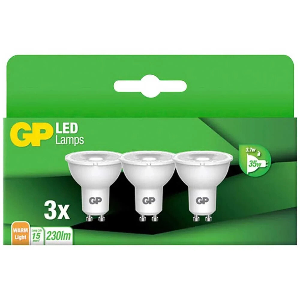 GP BATTERIES 087427 Lighting LED Reflector GU10 3.7W 3 Units Light Bulb