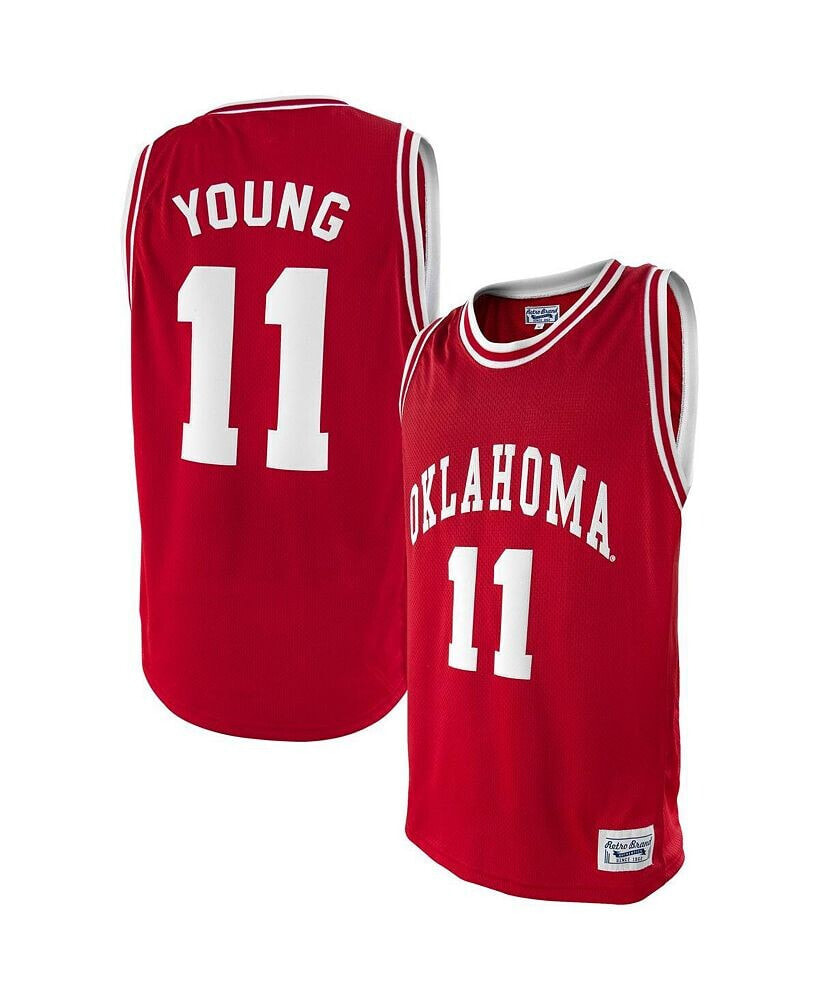 Original Retro Brand men's Trae Young Crimson Oklahoma Sooners Alumni Basketball Jersey