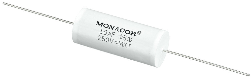 Monacor MKTA-100 конденсатор Белый Цилиндрический