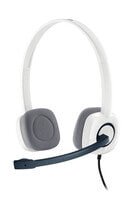 Logitech H150 - Wired - Office/Call center - 20 - 20000 Hz - 80 g - Headset - White