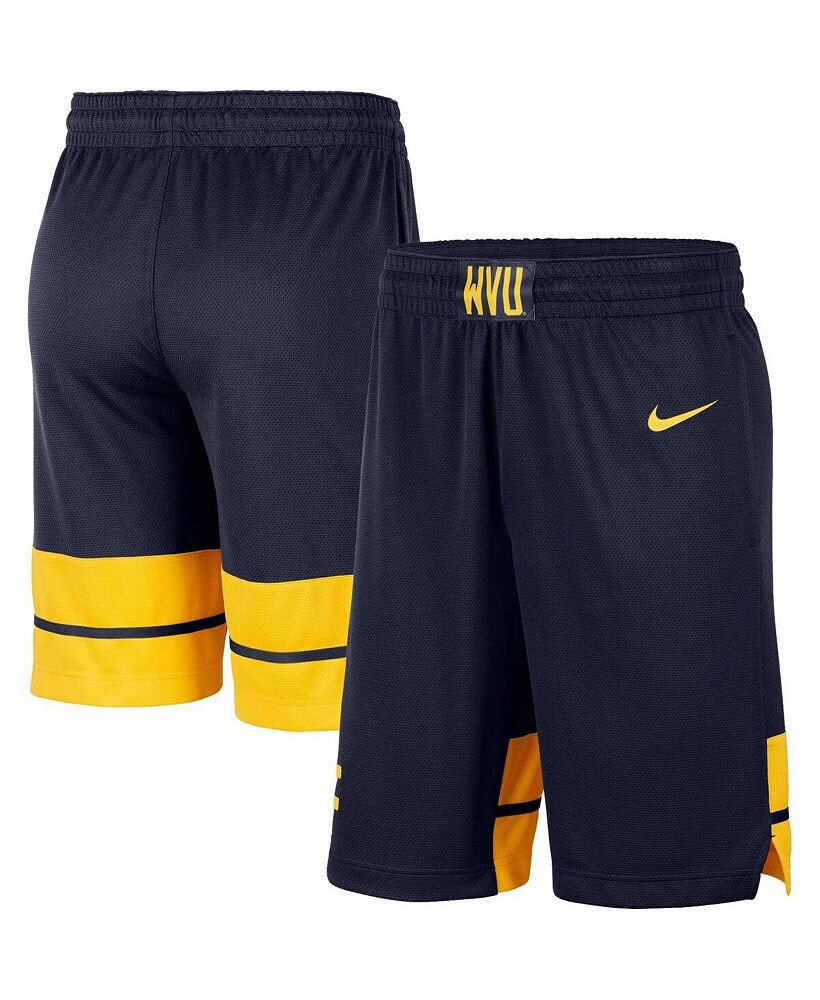 Nike men's Navy West Virginia Mountaineers Replica Team Basketball Shorts