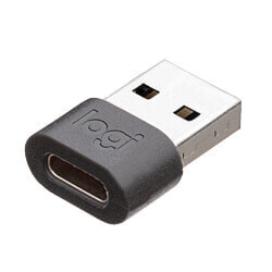 Logitech 989-000982 гендерный адаптер USB C USB A Графит
