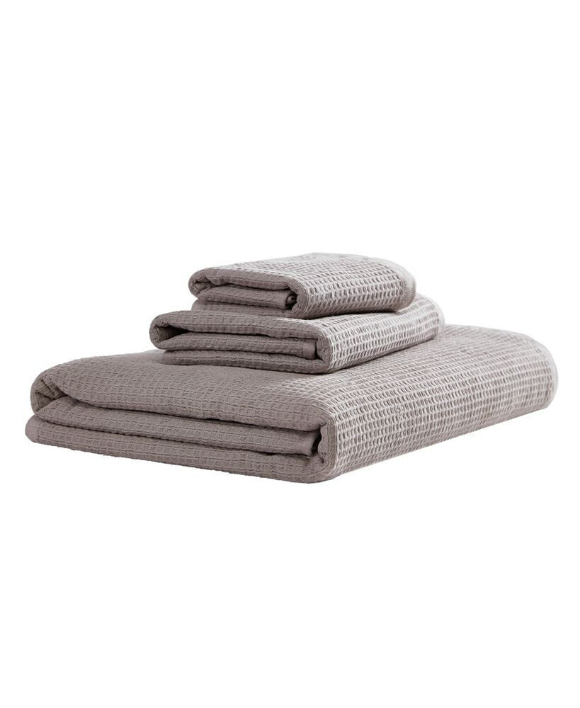 Calvin Klein eternity Solid Cotton Terry 3-Piece Towel Set