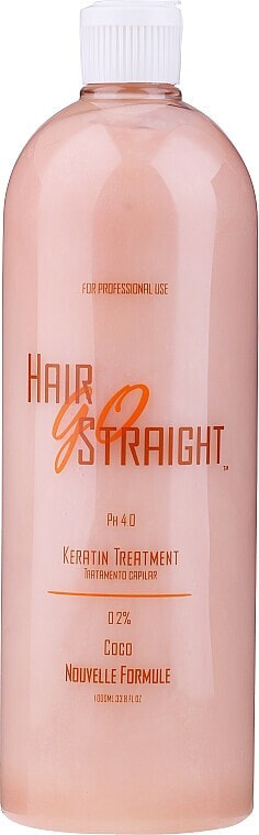 Glättende und regenerierende Behandlung mit Keratin für strapaziertes Haar - Hair Go Straight