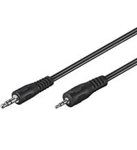 Goobay AVK 313-200 2.0m аудио кабель 2 m 2,5мм 3,5 мм Черный 50459