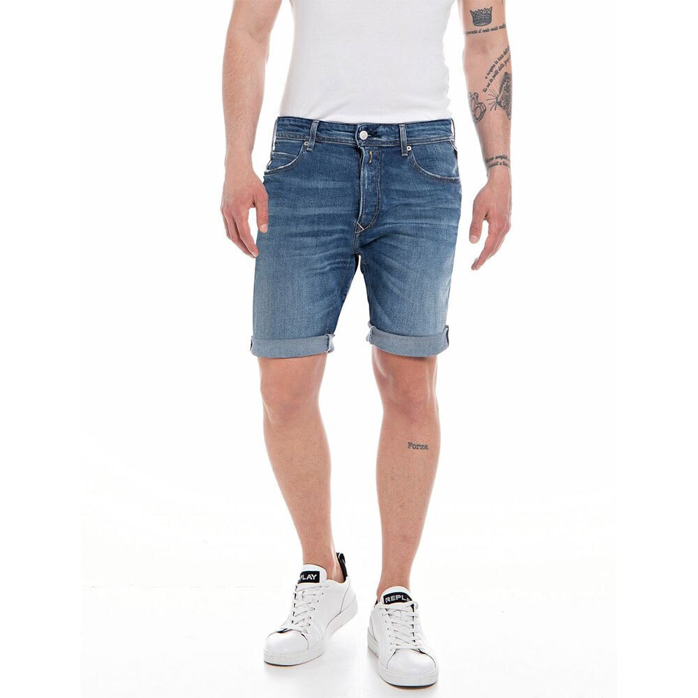 REPLAY MA981Y.000.573602 Denim Shorts