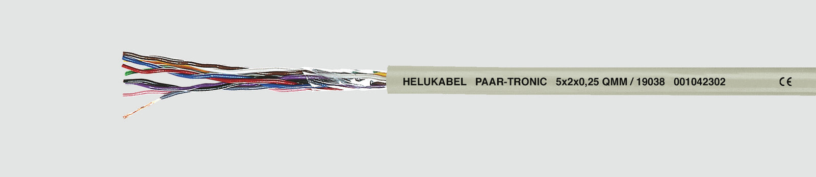 Helukabel PAAR-TRONIC - High voltage cable - Polyvinyl chloride (PVC) - Polyvinyl chloride (PVC) - Tinned copper - 0.14 mm² - 22 kg/km