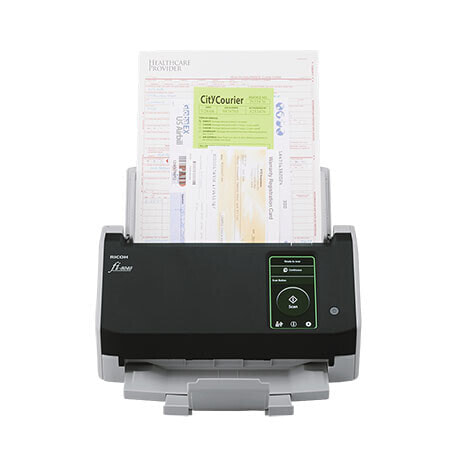 Ricoh fi-8040 Сканер с ручной + автоматической подачей документов 600 x 600 DPI A4 Черный, Серый PA03836-B001
