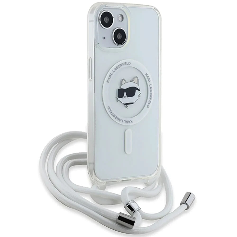 KARL LAGERFELD Klhmp13Mhcchnt iPhone 13.14.15 6.1 Iml Choupette Head&Cord phone case