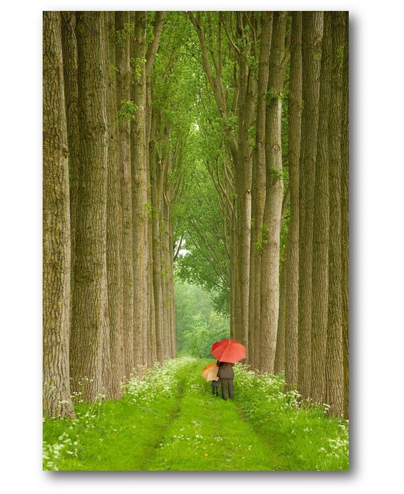 Two Umbrellas Belgium Gallery-Wrapped Canvas Wall Art - 12