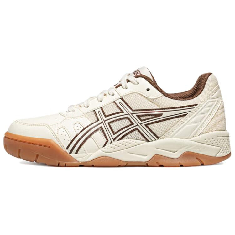 Asics Tennis Shoes Unisex Low-Top Beige/Brown