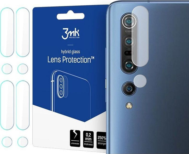3MK 3MK Lens Protect Xiaomi Mi 10 Pro Ochrona na obiektyw aparatu 4szt