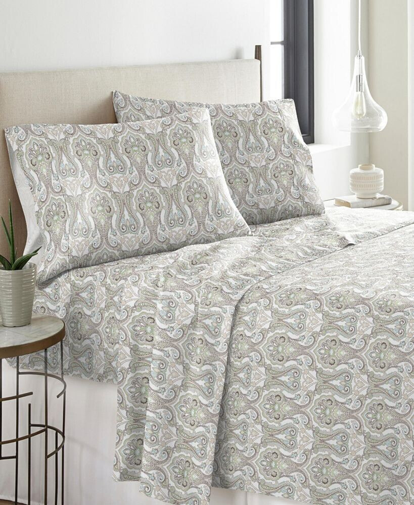 Pointehaven heavy Weight Cotton Flannel Sheet Set Full