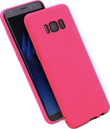 чехол силиконовый розовый Samsung M21 M215