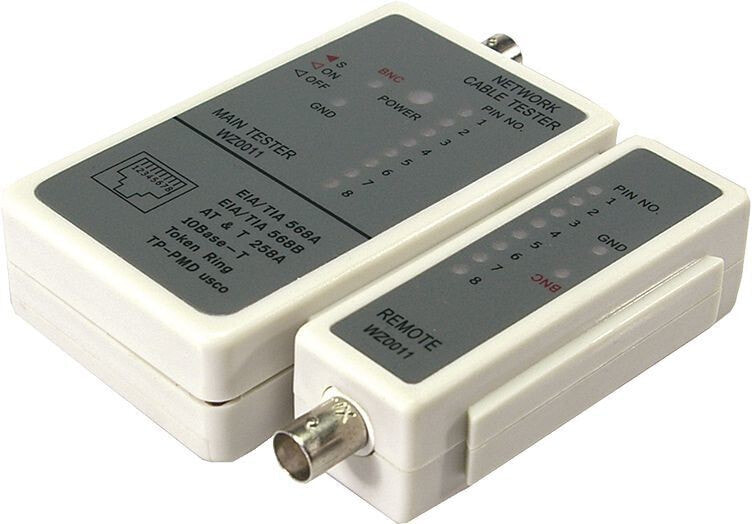 LogiLink Tester kabli do RJ45 i BNC (WZ0011)