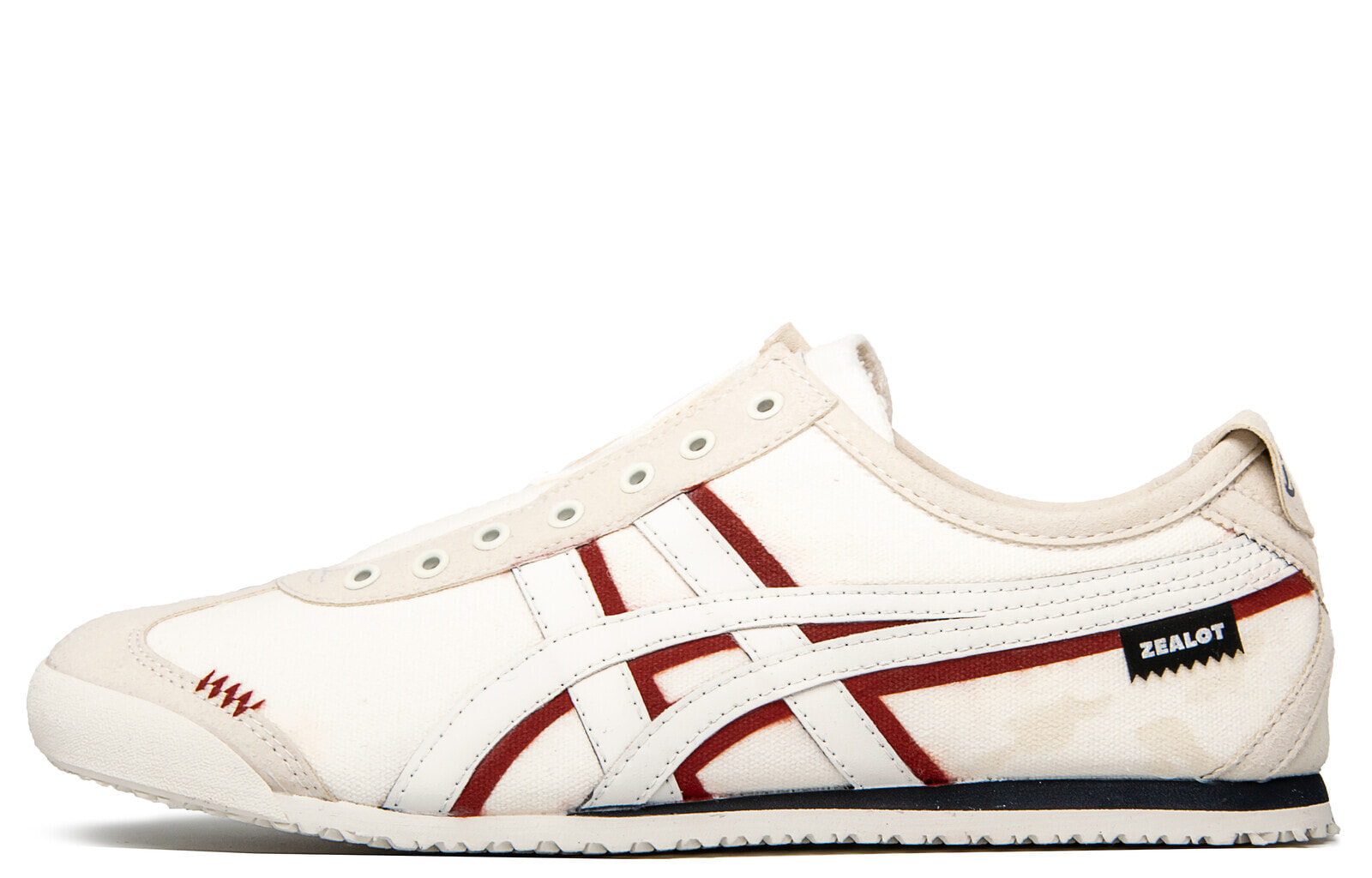 Onitsuka Tiger MEXICO 66 Casual Shoes Unisex Low-Top Beige/Red