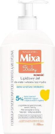 Mixa Baby Lipid Gel for Body and Hair  Липидный детский гель для тела и волос Без мыла 250 мл