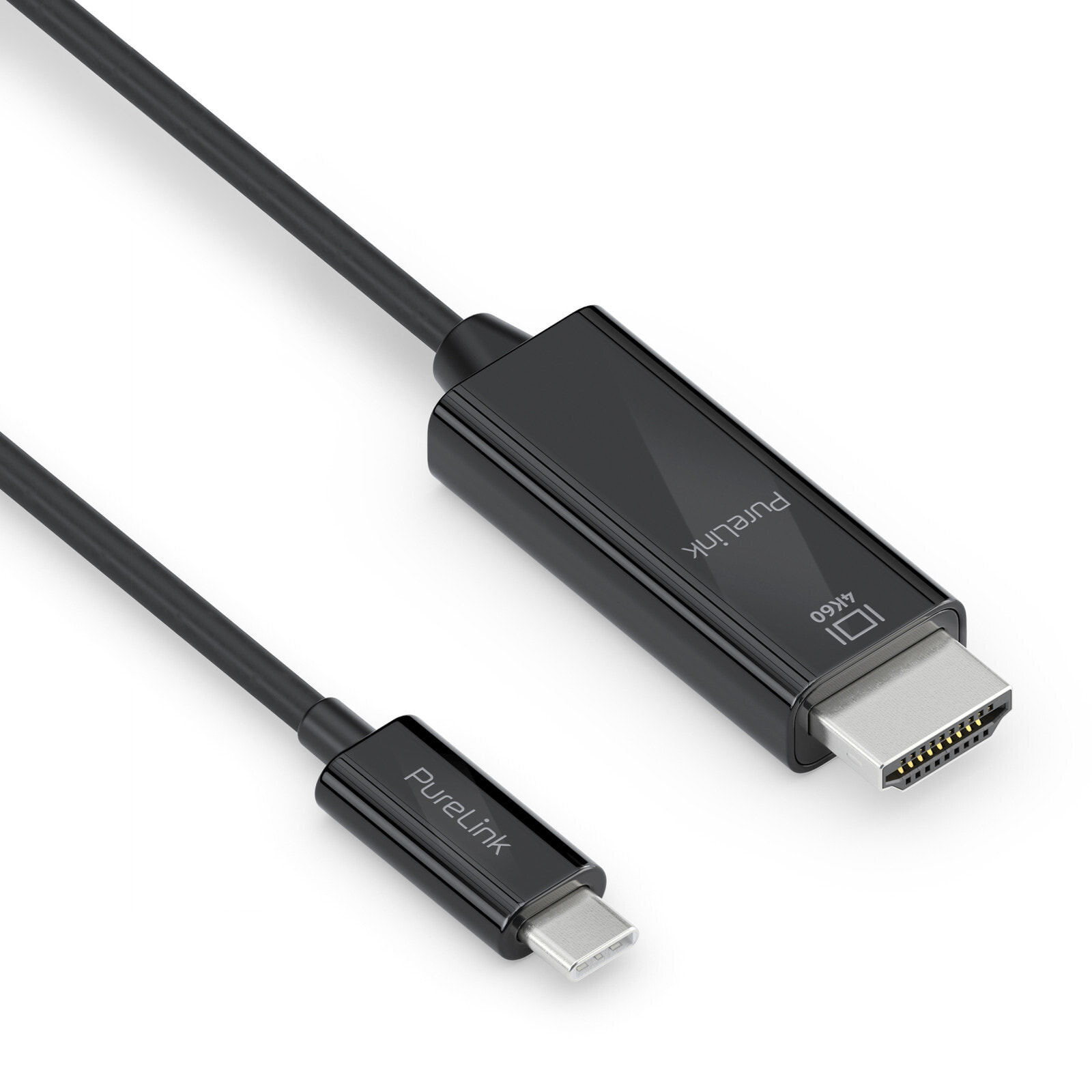PureLink IS2201-020 - 2 m - USB Type-C - HDMI - Male - Male - Straight