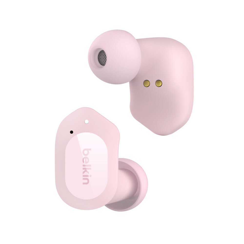 Belkin SOUNDFORM Play Гарнитура True Wireless Stereo (TWS) Вкладыши Bluetooth Розовый AUC005BTPK
