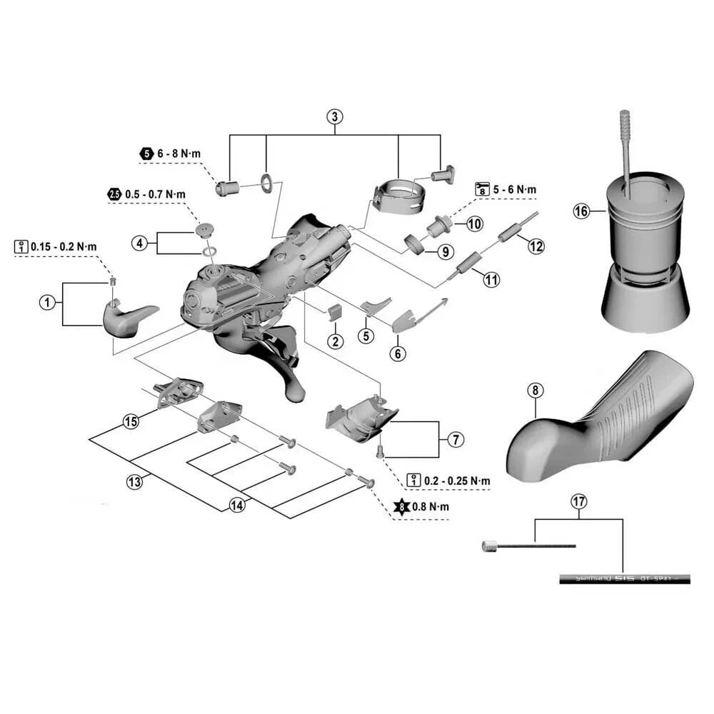 SHIMANO GRX 820 Handle Covers