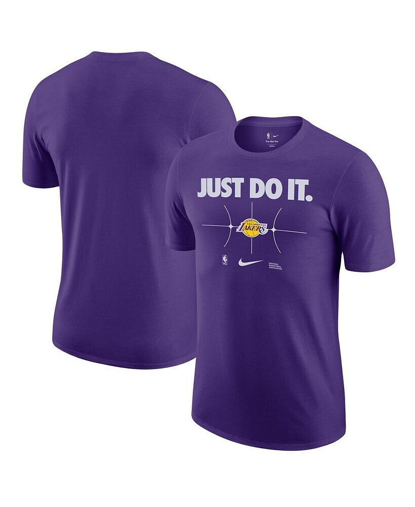 Nike men's Purple Los Angeles Lakers Just Do It T-shirt