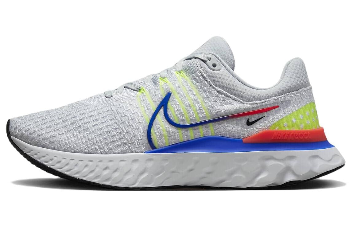 Nike React Infinity Run Flyknit 3 低帮 跑步鞋 男款 灰蓝绿 / Кроссовки Nike React Infinity Run Flyknit 3 DX3353-001