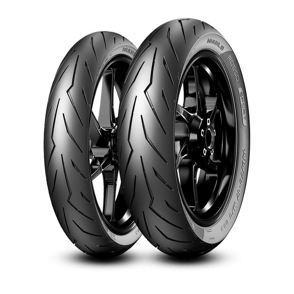 Мотошины летние Pirelli DIABLO ROSSO SPORT 80/90 R17 44S