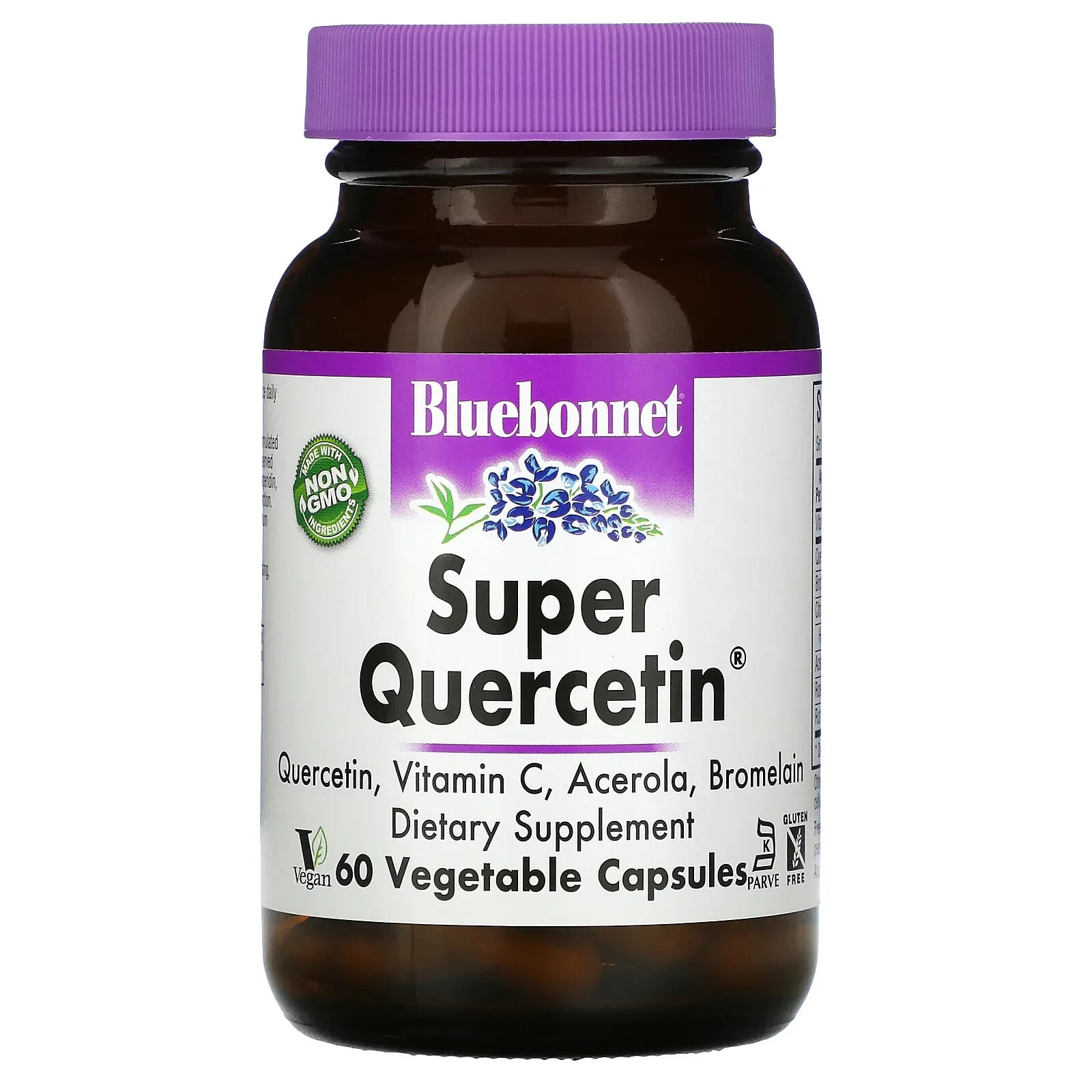 Bluebonnet Nutrition, Super Quercetin, 90 растительных капсул