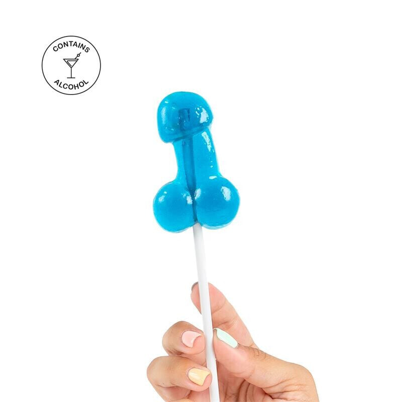 Penis Shaped Lollipop Gin Tonic Flavor with Alcohol