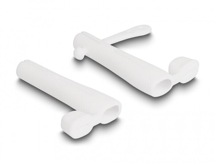 Delock 64205 - Cable cover - White - Silicone - China - 2 pc(s)