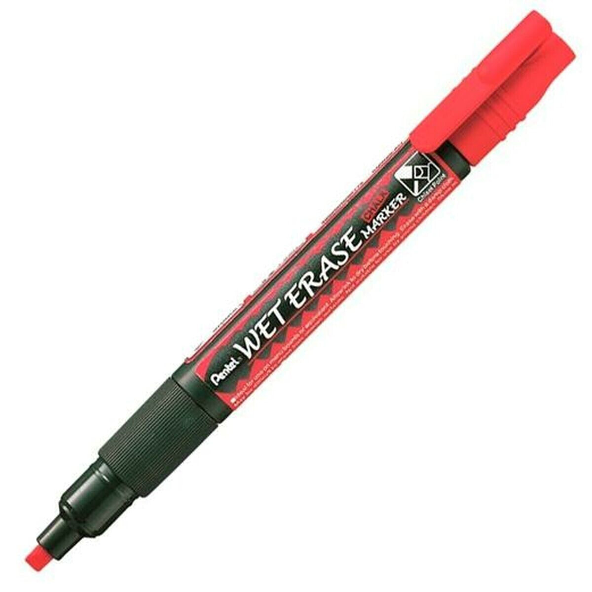 Жидкие маркеры Pentel Wet Erase Красный (12 Предметы)