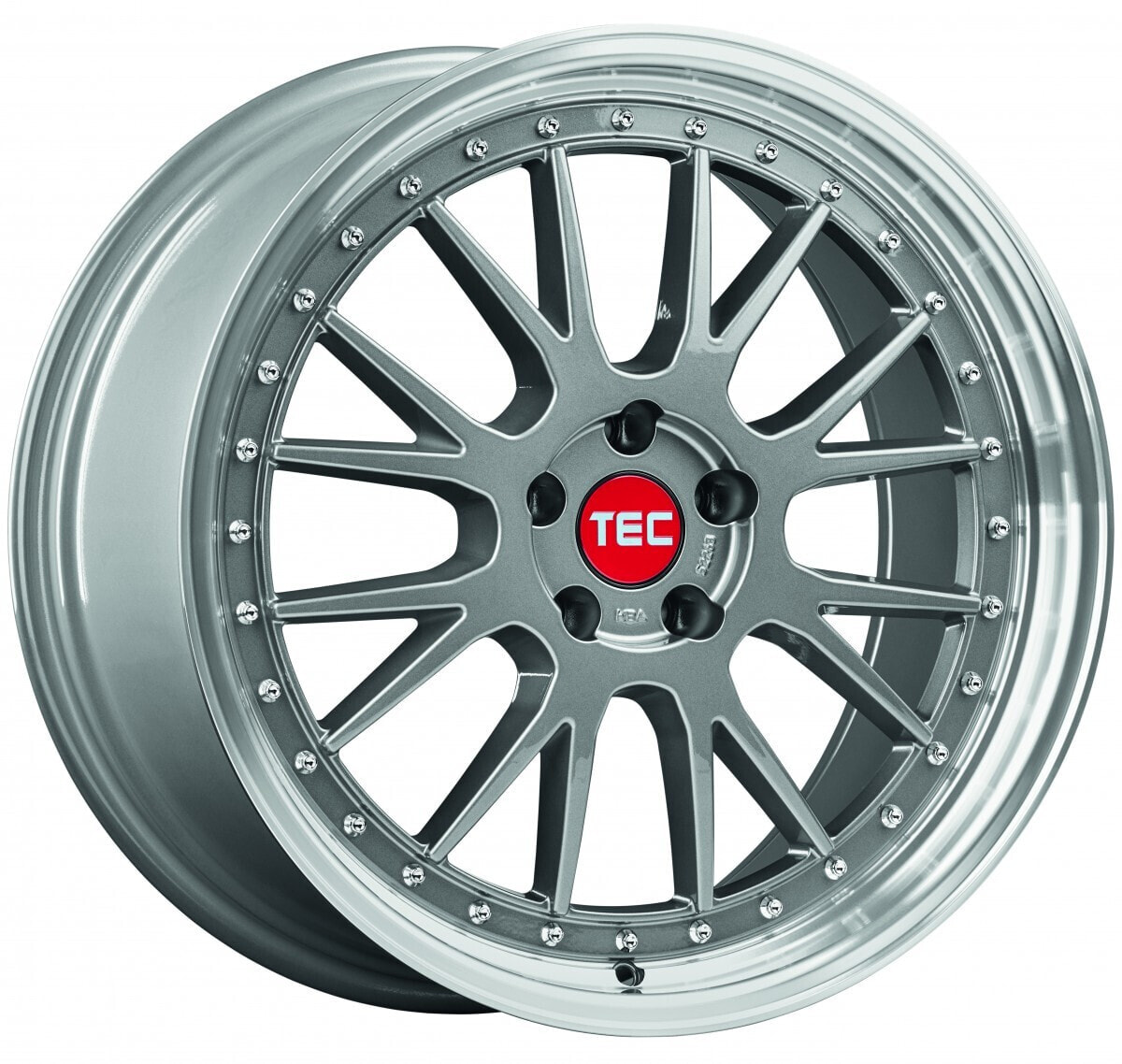 Колесный диск литой TEC Speedwheels GT EVO titan-polished-lip 8.5x20 ET45 - LK5/112 ML72.5