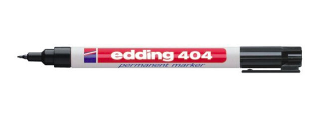 Edding 404 перманентная маркер Пулевидный наконечник Черный 4-404001