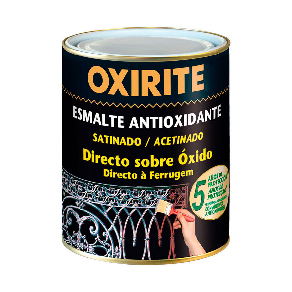 Антиоксидантная эмаль OXIRITE 5397920 Чёрный 750 ml сатин