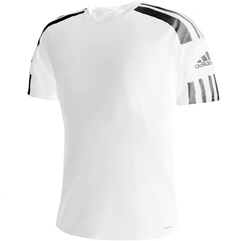 Мужская спортивная футболка белая T-shirt adidas Squadra 21 JSY Y Jr GN5738