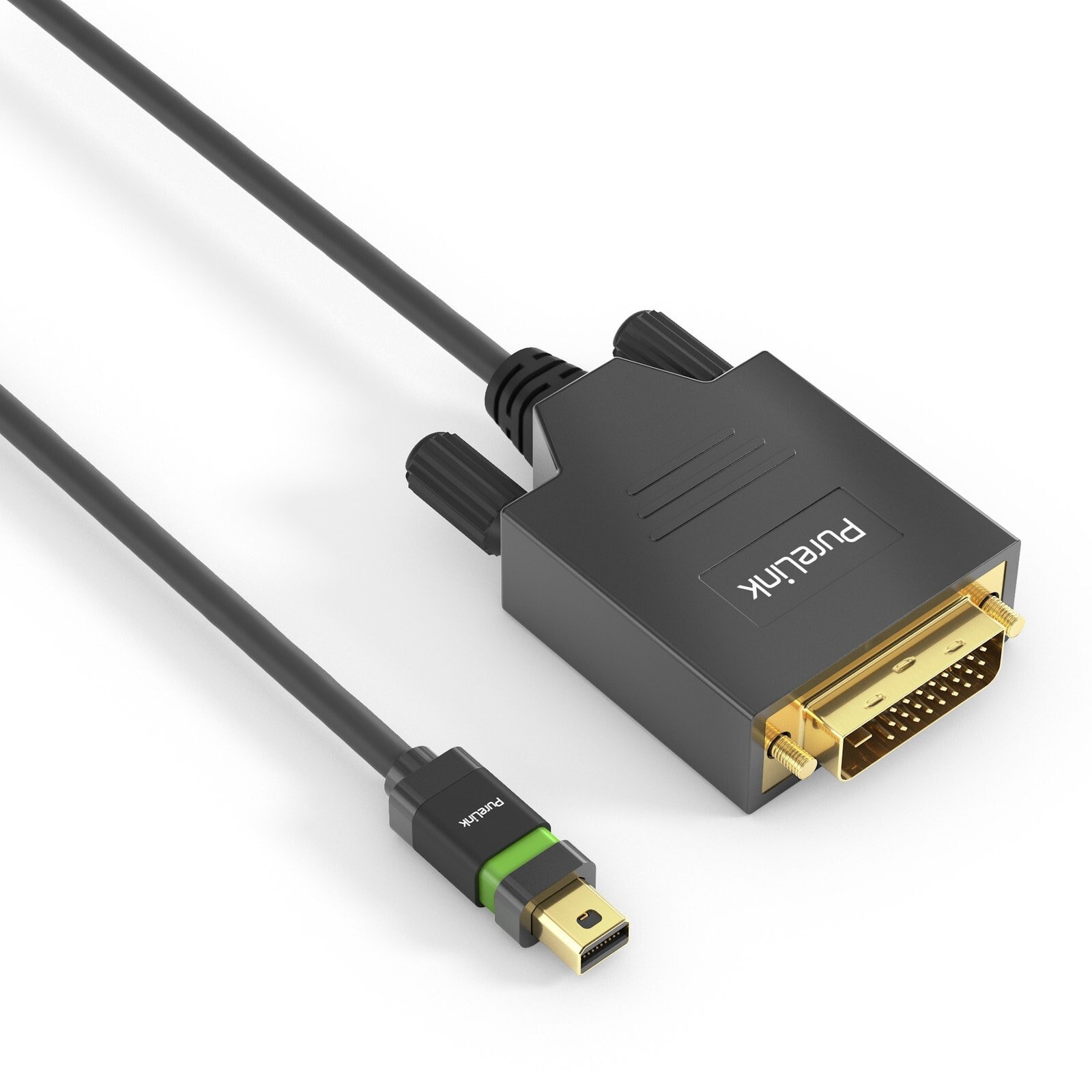 PureLink ULS2100-010 видео кабель адаптер 1 m Mini DisplayPort DVI Черный