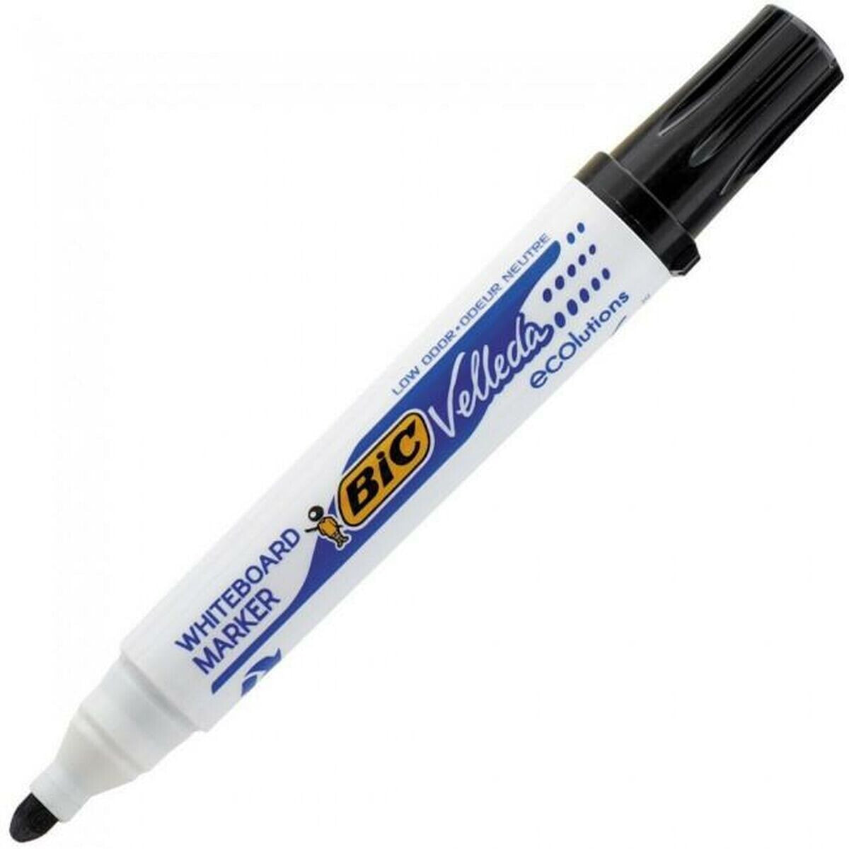 Liquid chalk marker Bic Velleda Ecolutions 1701 Black (12 Pieces)