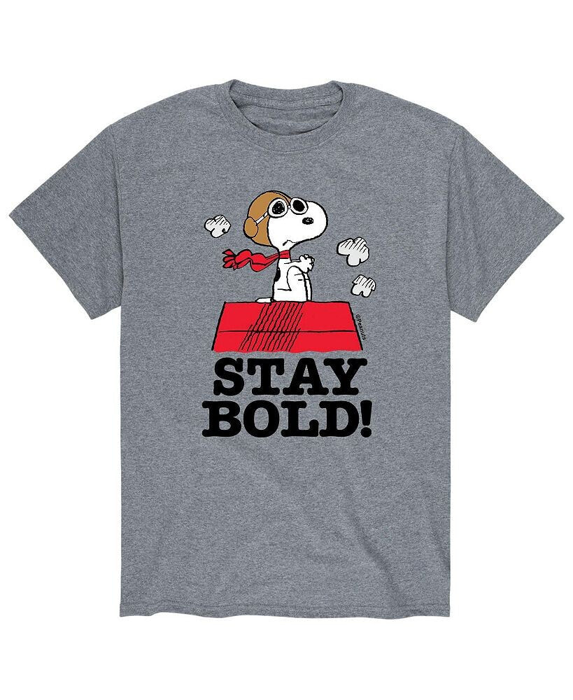 AIRWAVES men's Peanuts Stay Bold T-Shirt