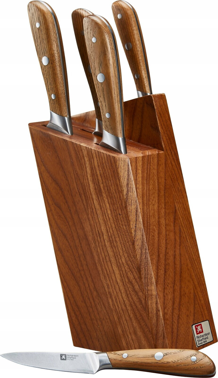 Richardson RICHARDSON SHEFFIELD knife set with stand, 5 pcs.: Scandi, R09500K511K20