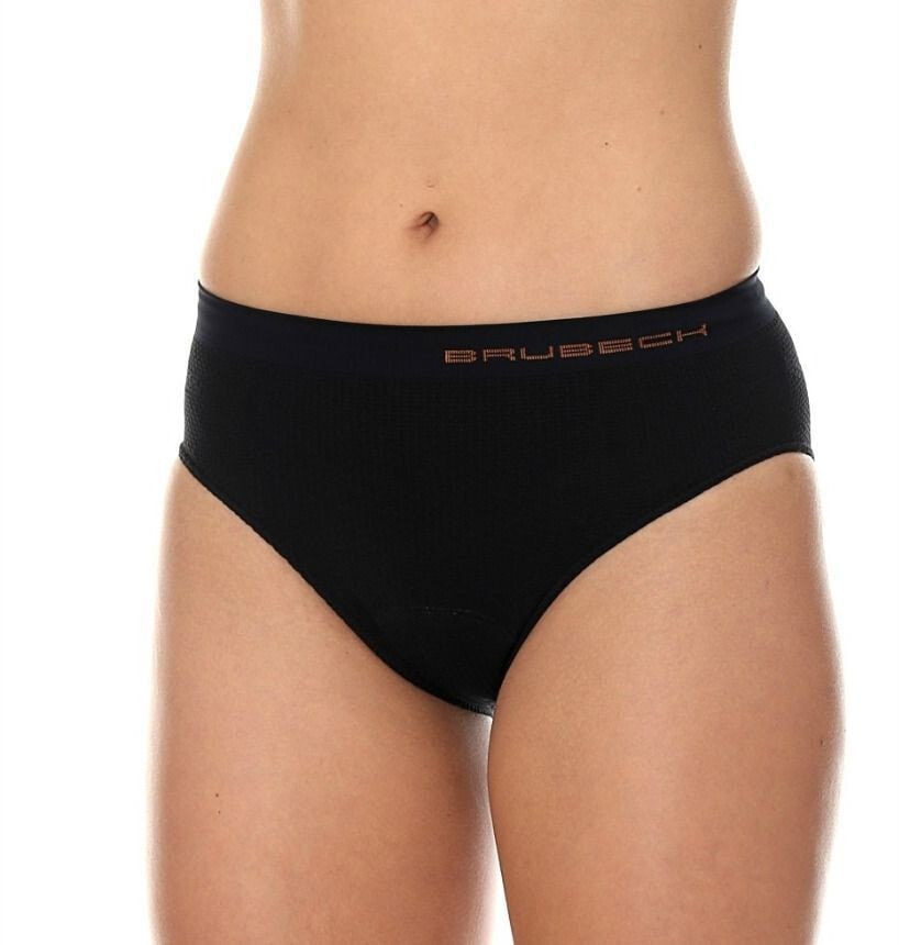 Brubeck Women's panties with a bicycle insert, black size M (HI10300)