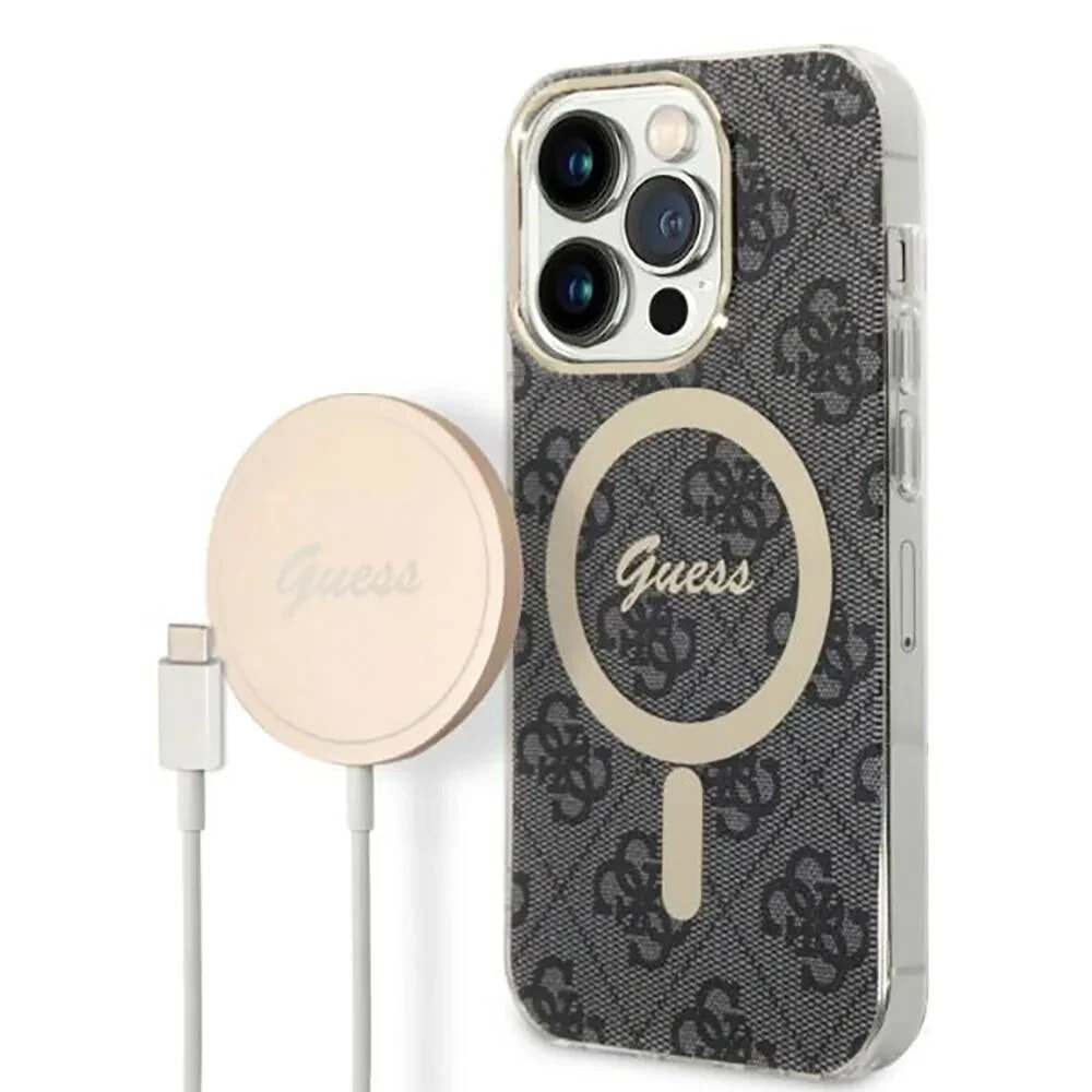 GUESS Gubpp14Lh4Eacsk+ Charger Set iPhone 14 Pro 6.1 4G Print phone case