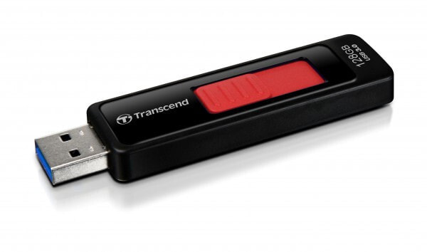 Transcend JetFlash elite JetFlash 760, 128GB USB флеш накопитель USB тип-A 3.2 Gen 1 (3.1 Gen 1) Черный, Красный TS128GJF760