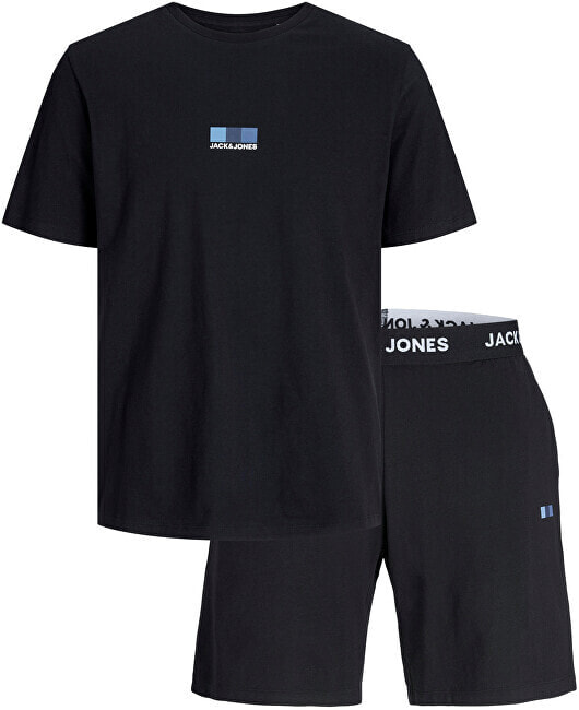 Pánské triko JACOSCAR Standard Fit 12258219 Black/Shorts