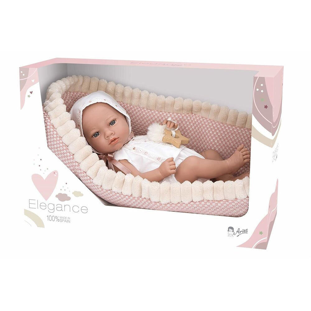 MUÑECAS ARIAS Elegance Aria With Carrycot Weight 38 cm baby doll