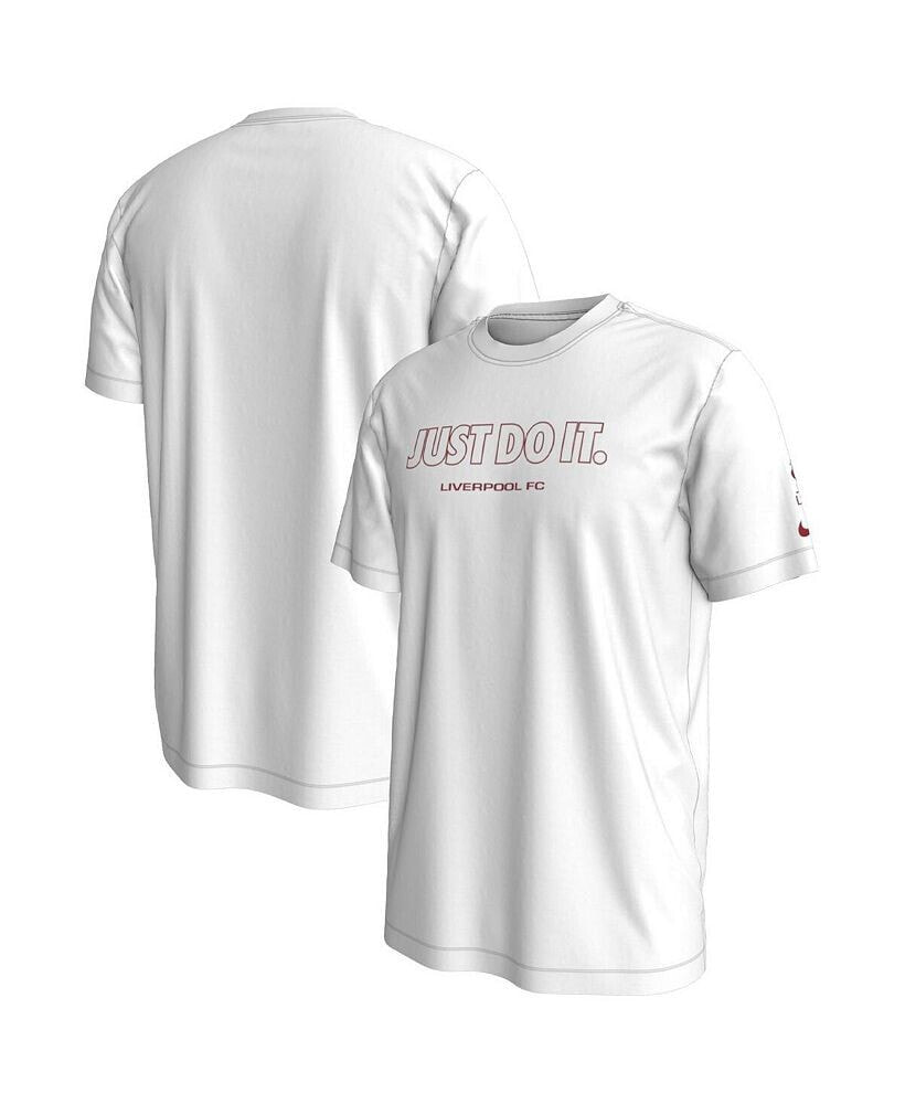 Nike men's White Liverpool Just Do It T-shirt