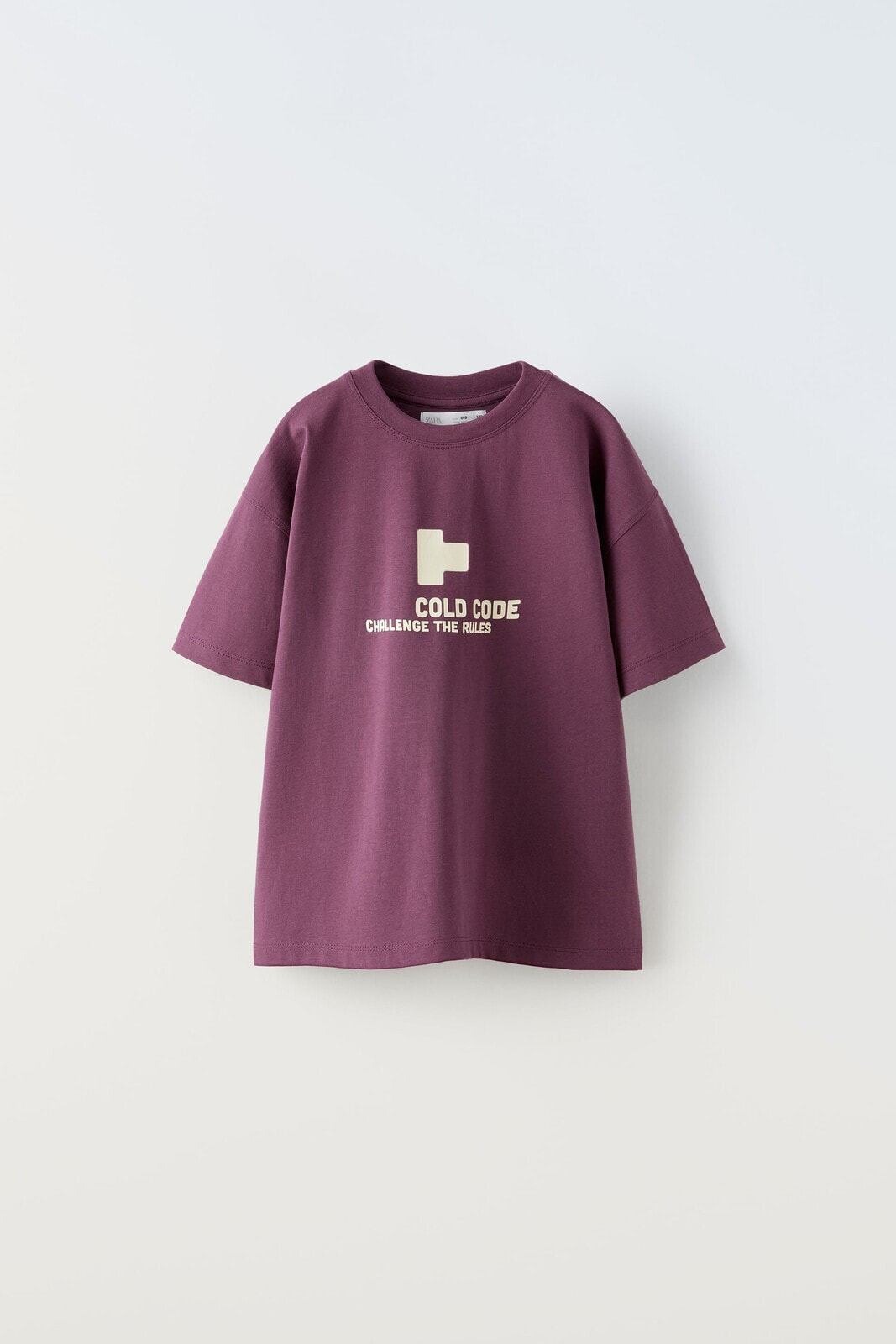 Cold code print t-shirt
