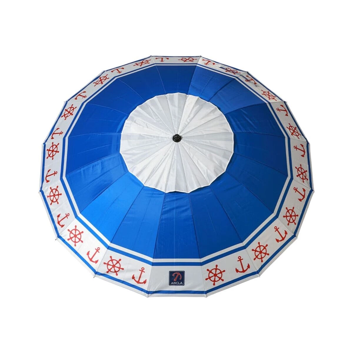 Beach parasol Blue Ø 240 cm SPF50+ Anchor