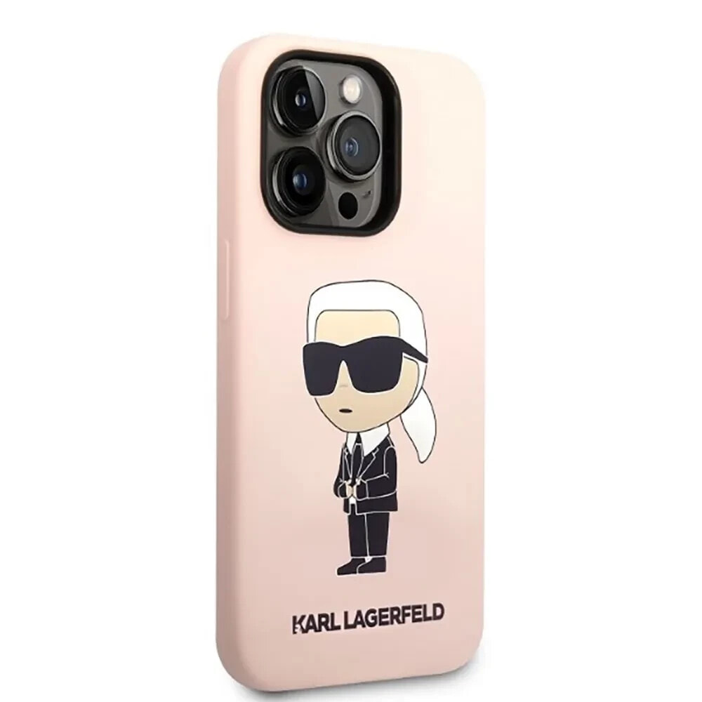 KARL LAGERFELD Klhmp14Lsnikbcp iPhone 14 Pro 6.1 Silicone Ikonik phone case